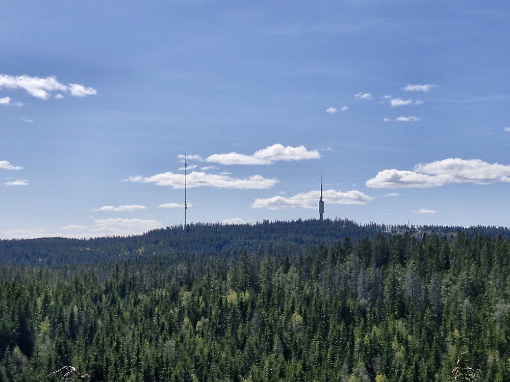 Tryvannnstårnet sett fra Skjennungstua