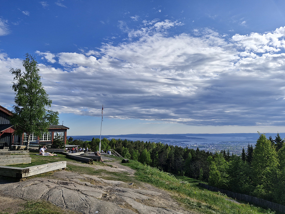 Klassisk utsikt fra Grefsenkollen mot Oslofjorden