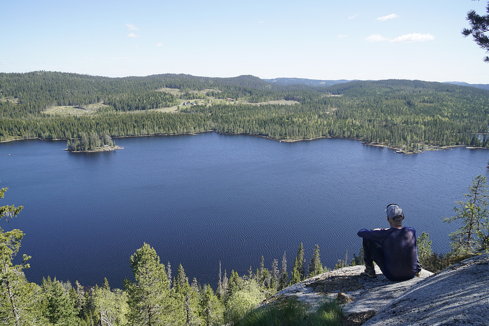 Skarvvatnet sett fra Pershusfjellet