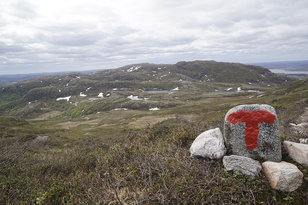 Geithøgda sett fra nedstigningen fra Øretoppen