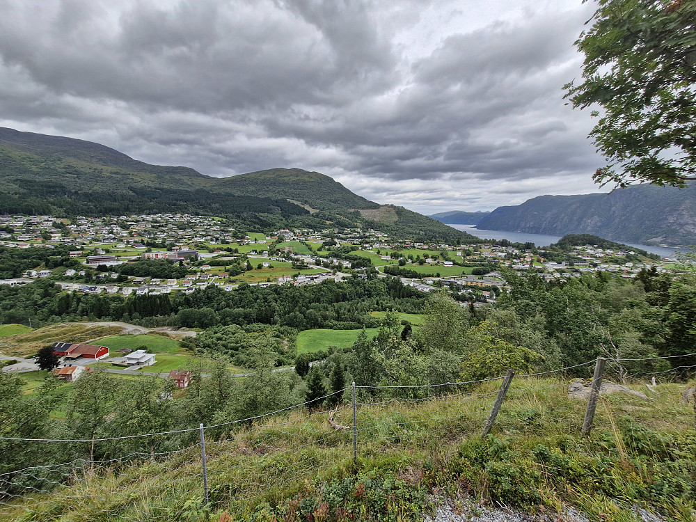 Utsikt mot Stranda fra gapahuken