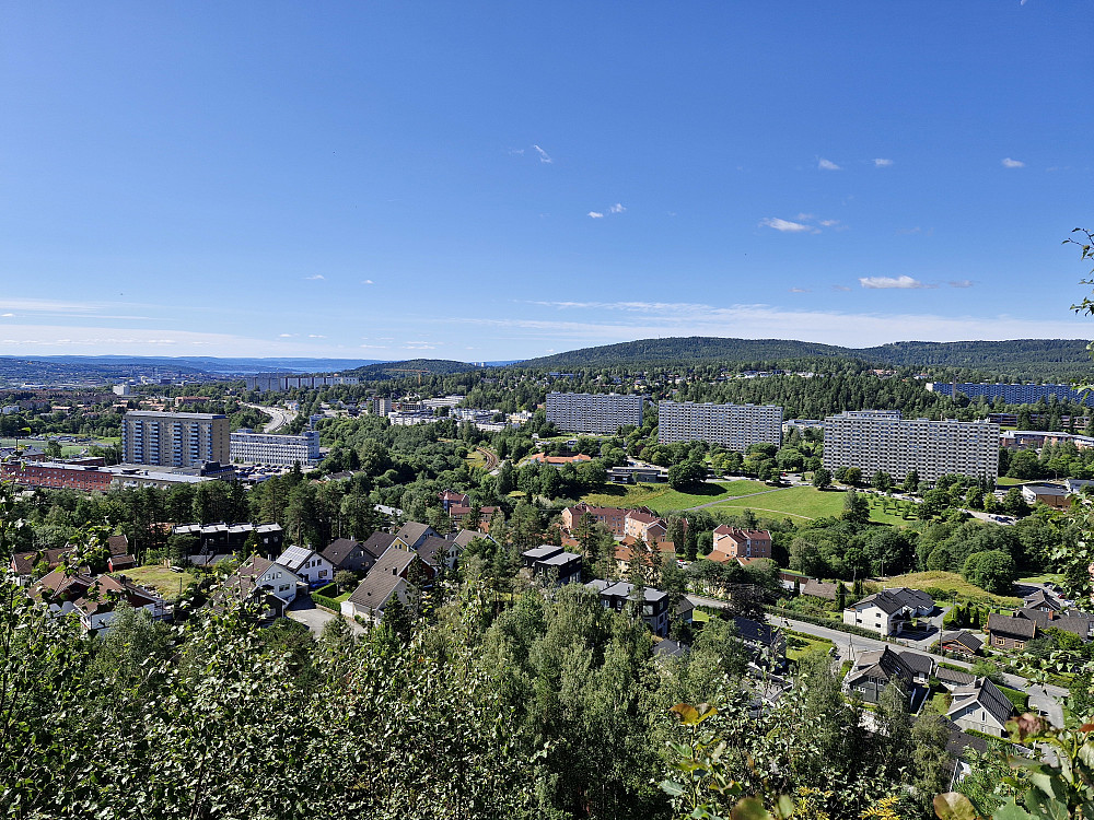 Utsikt fra Ravnkollen utsiktspunkt