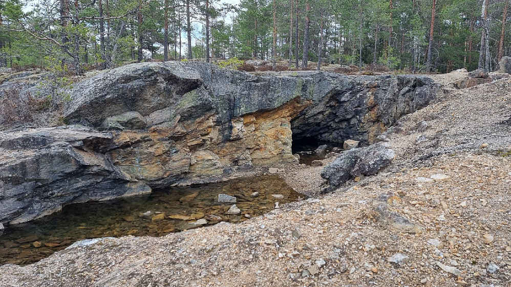 Kobbergruva. Eneste av sitt slag i Sørum.