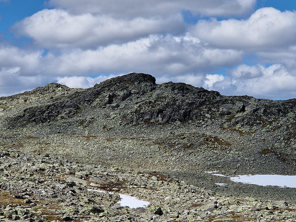 Tilbake mot Søtelifjellet Nordvest.
