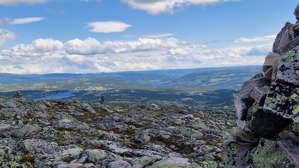 Frå Rundemellen i retning mot Fagernes.