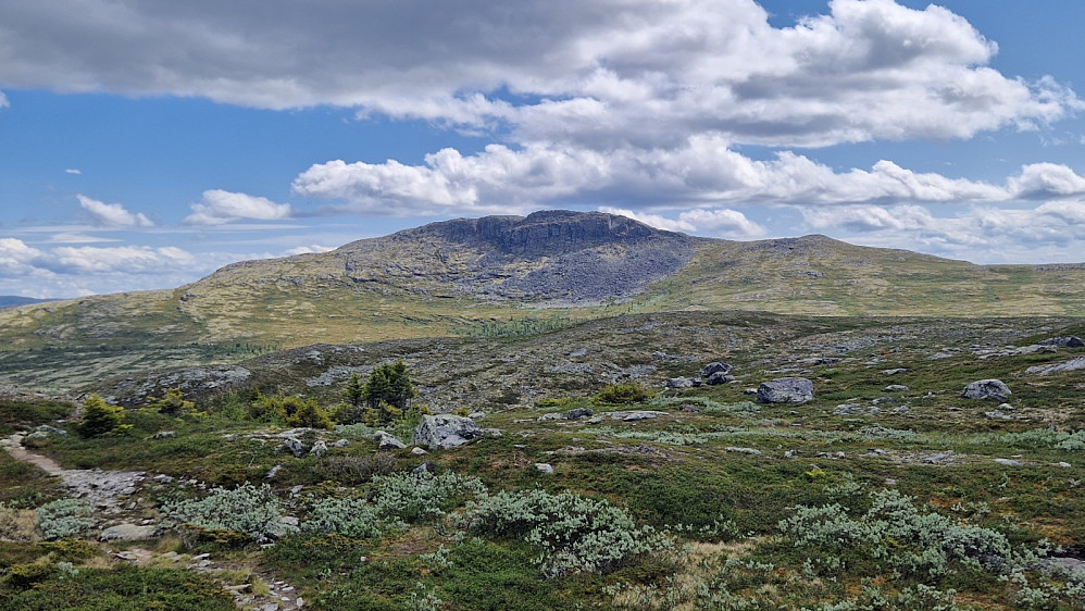 Skarvemellen. Målet på neste tur i dag.