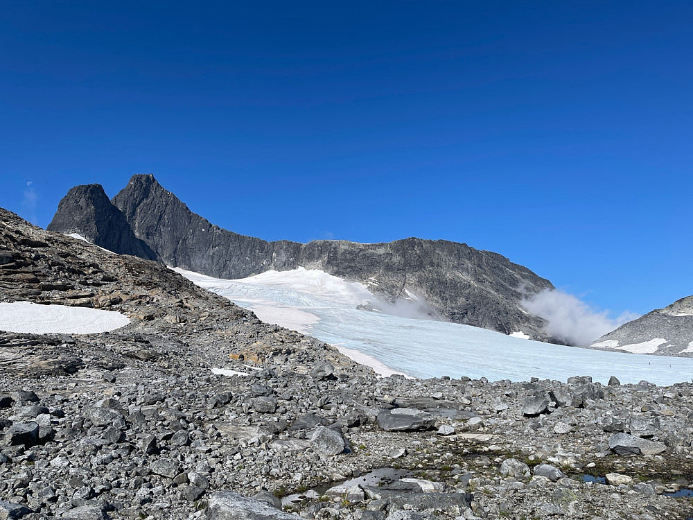 Lite snø på Falkebreen