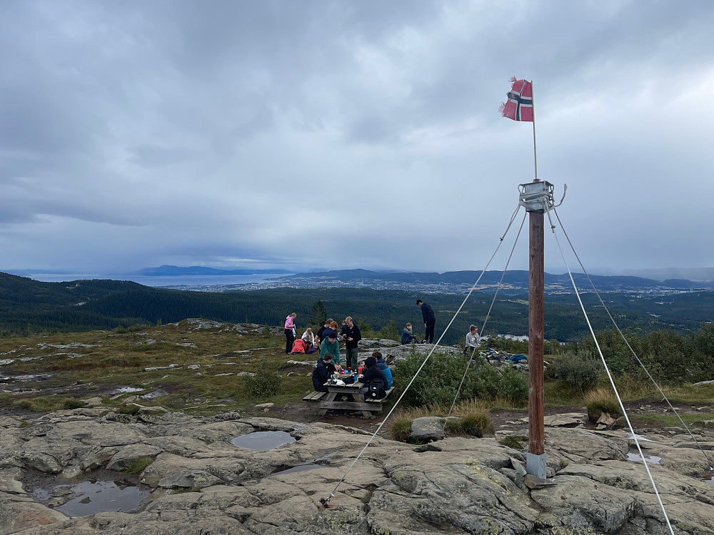 Den gamle toppen av Trondheim