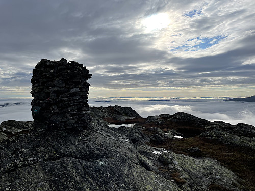 Toppvarden på Hestgjuvnatten (1068 m).