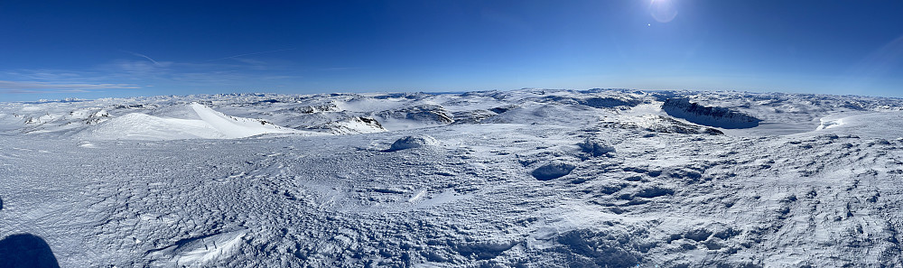 Panorama fra Høgeloft (1920 m).