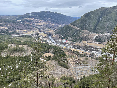 Utsikt nedover Hallingdal.