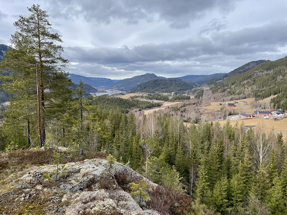 Utsikt nordover Hallingdal.
