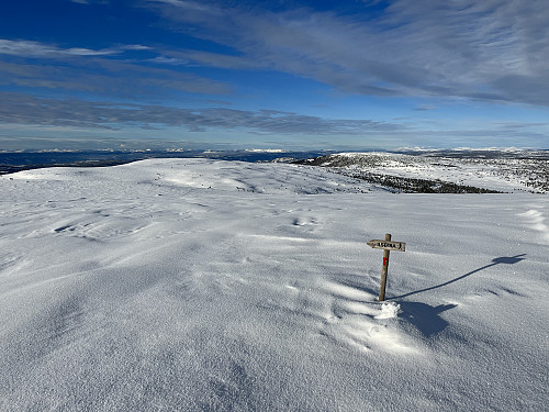 Nevelfjell (1090 m). Utsikt mot nordvest.
