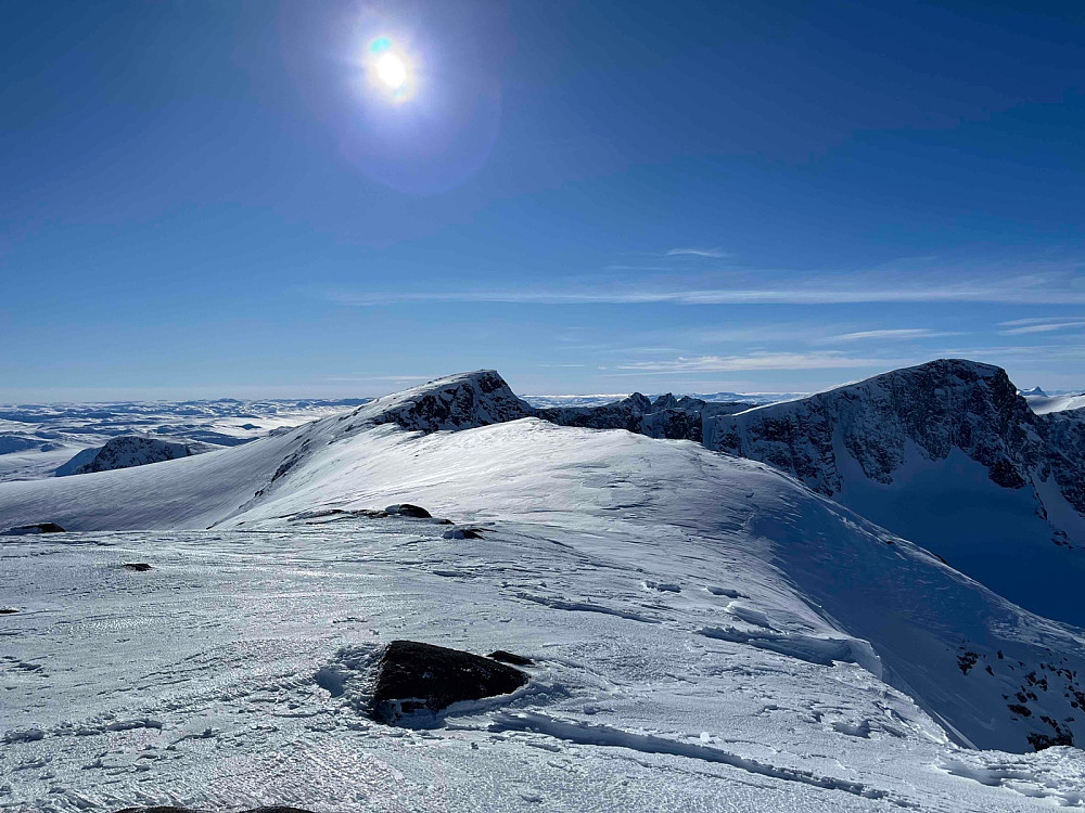 Fra Mugna (2159 m) mot Kalvehøgde (2208 m).