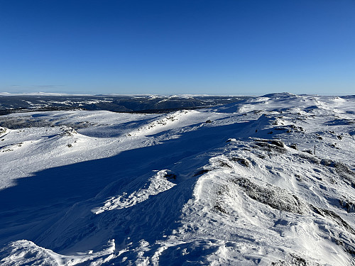 Fra Gråkampen (1212 m) mot øst.
