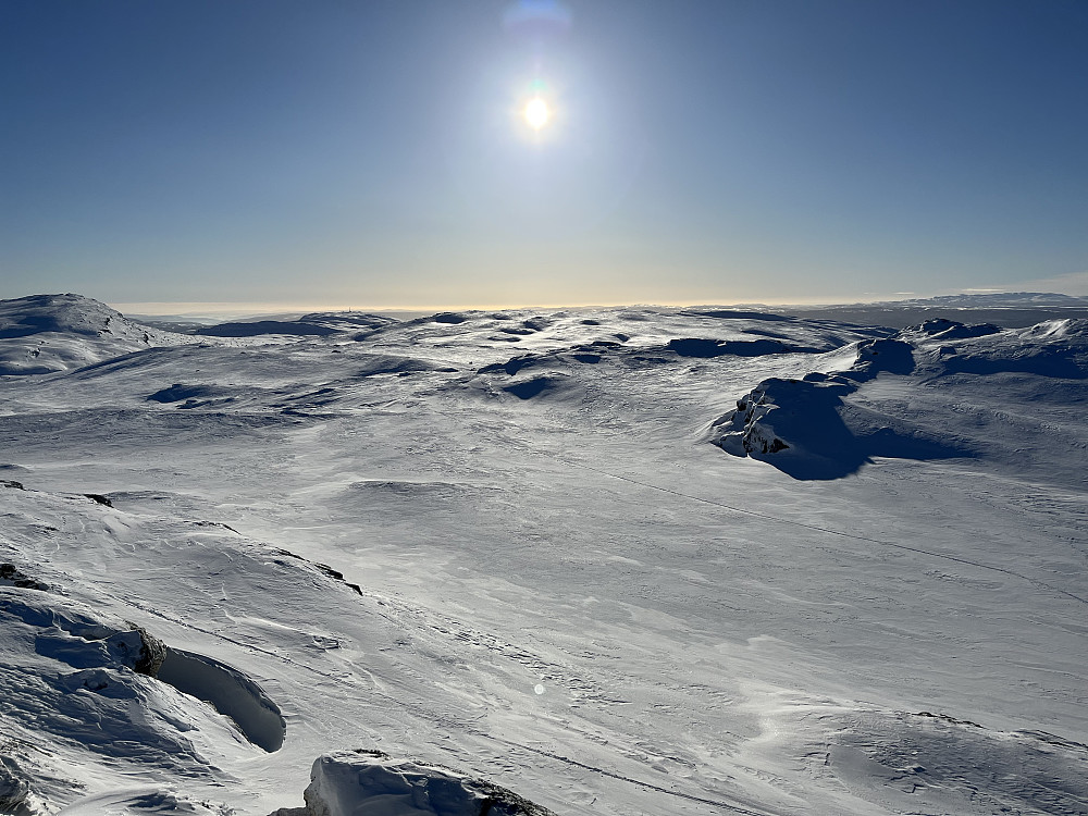 Fra Gråkampen (1212 m) mot syd.