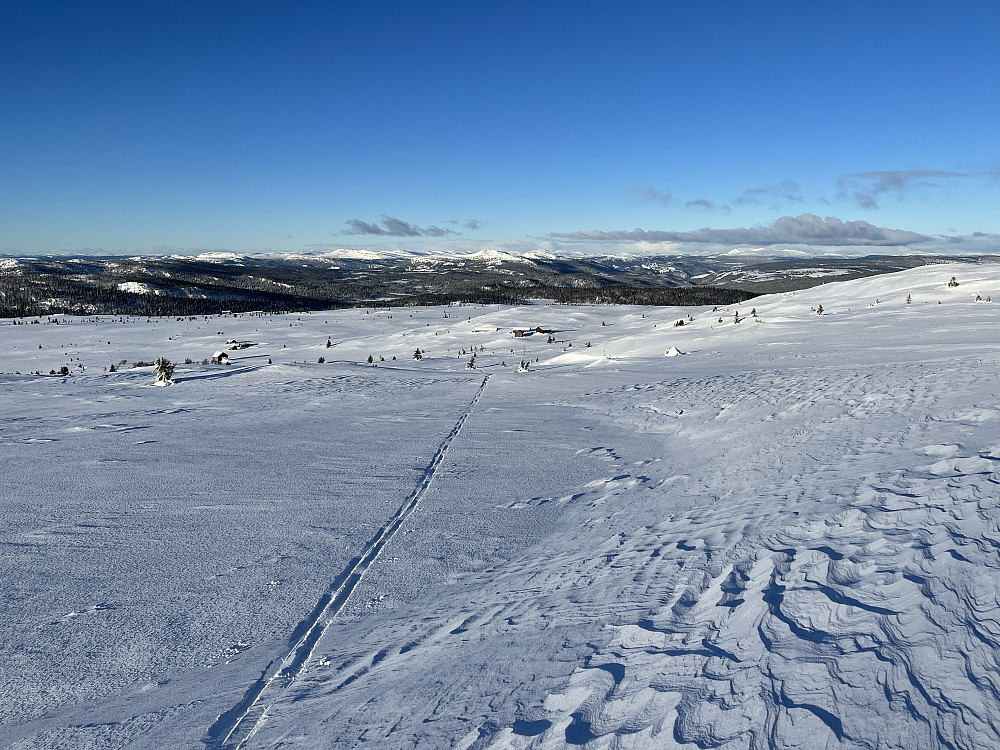 Utsikt mot vest.