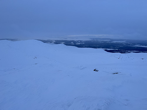På toppen av Ruten (1516 m).