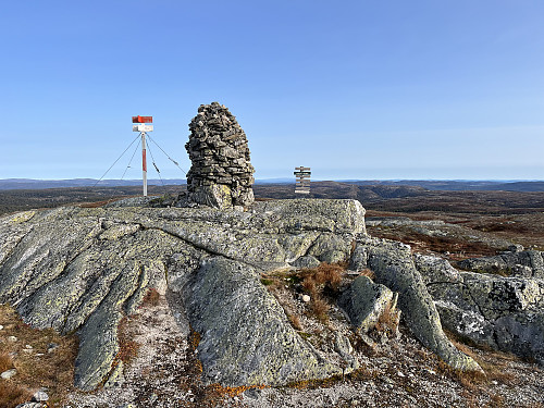 Fra Blåfjell (1154 m) mot øst.