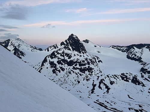 Fra oppstigningen til Knutsholstinden.