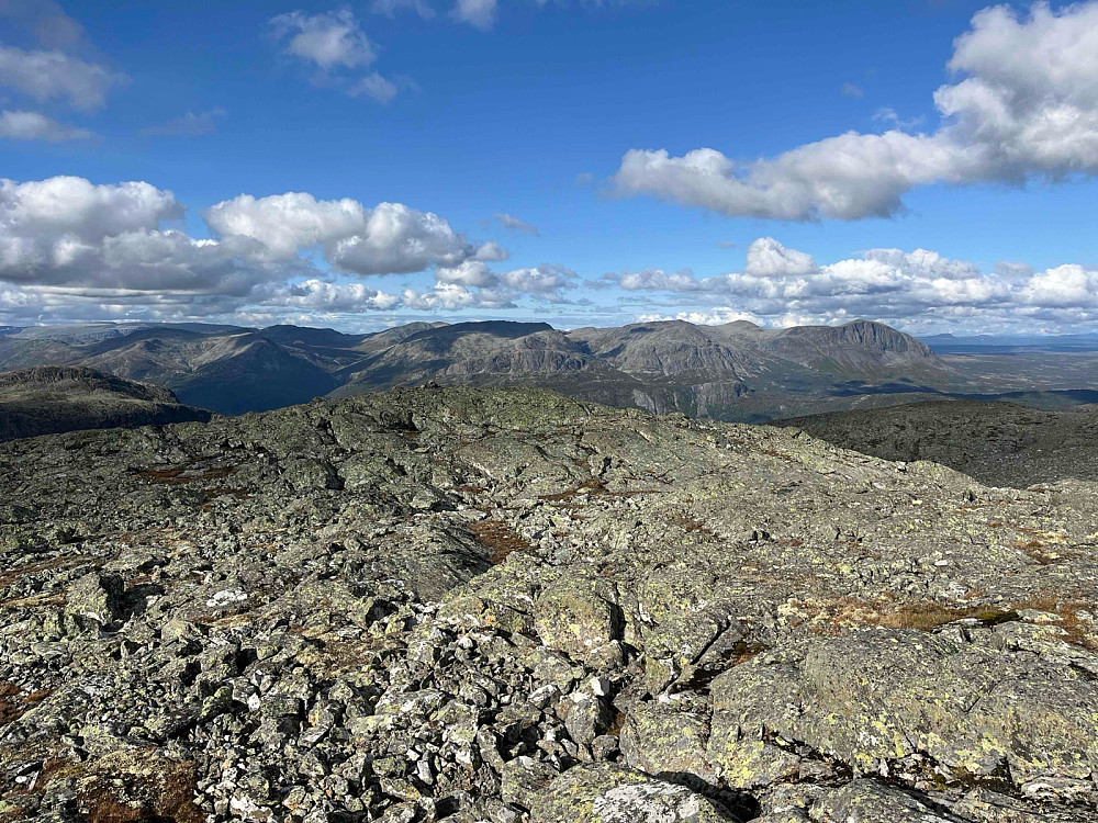 Fra Såta (1622 m) mot Hemsdal i nord.