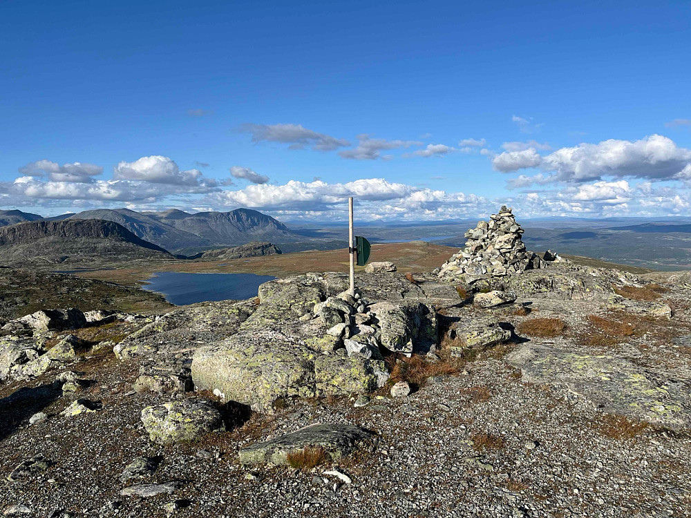 Fra Grytingen (1462 m) mot Hemsedal i nord.