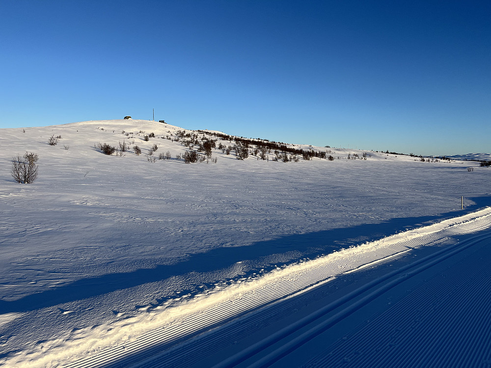 Tilbakeblikk på Tjørnåsen (1167 m).