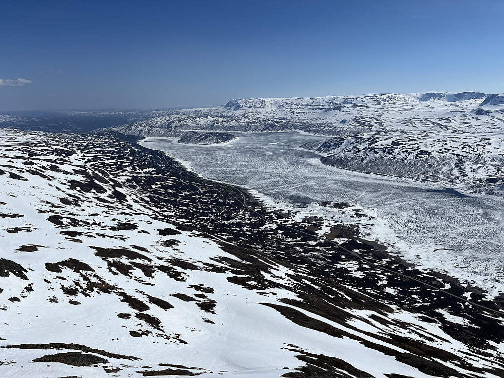 Utsikt fra Blåbergstolen (1692 m).