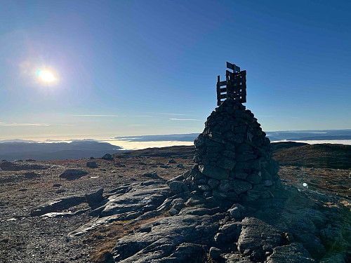 Fra Vardefjell (1182 m) mot sydvest.