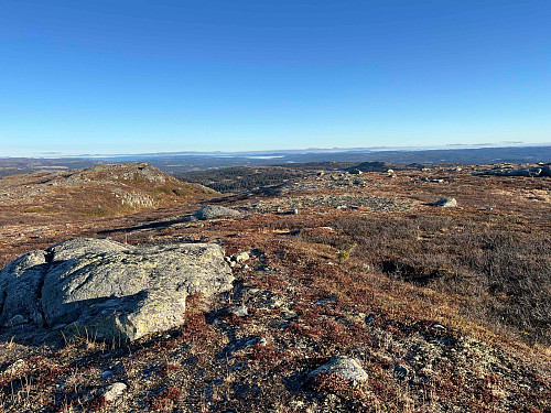 Fra Vardefjell (1182 m) mot øst.