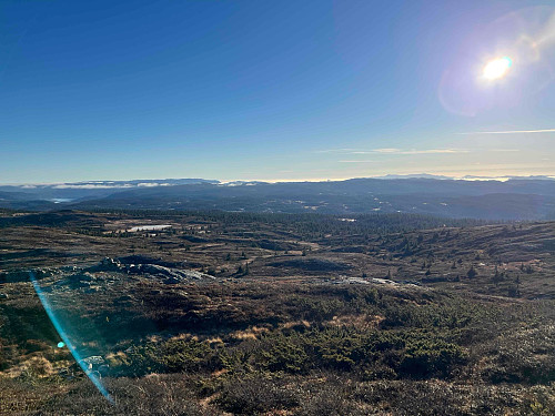 Fra Vardefjell (1182 m) mot sydøst.