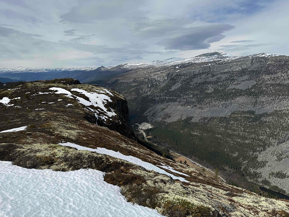 Fra Tolstadkampen (1042 m) mot nordvest.