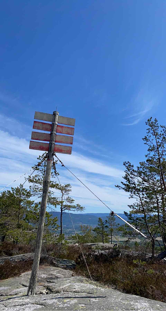 På toppen