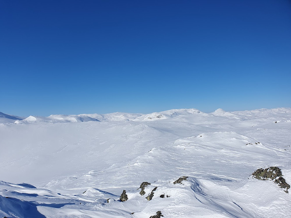 Fra Skøddetind mot Suletinden og Sulefjellet
