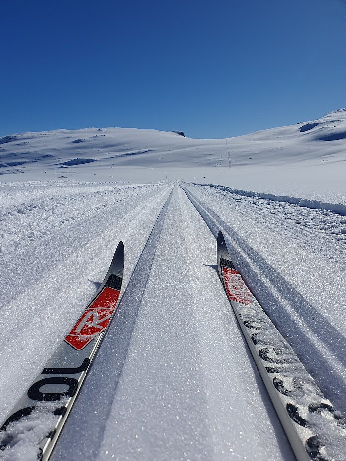 Trikkeskinner på Øvre Klåkinn