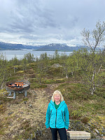 Utsikt mot Skjerstadfjorden og Lurfjellet
