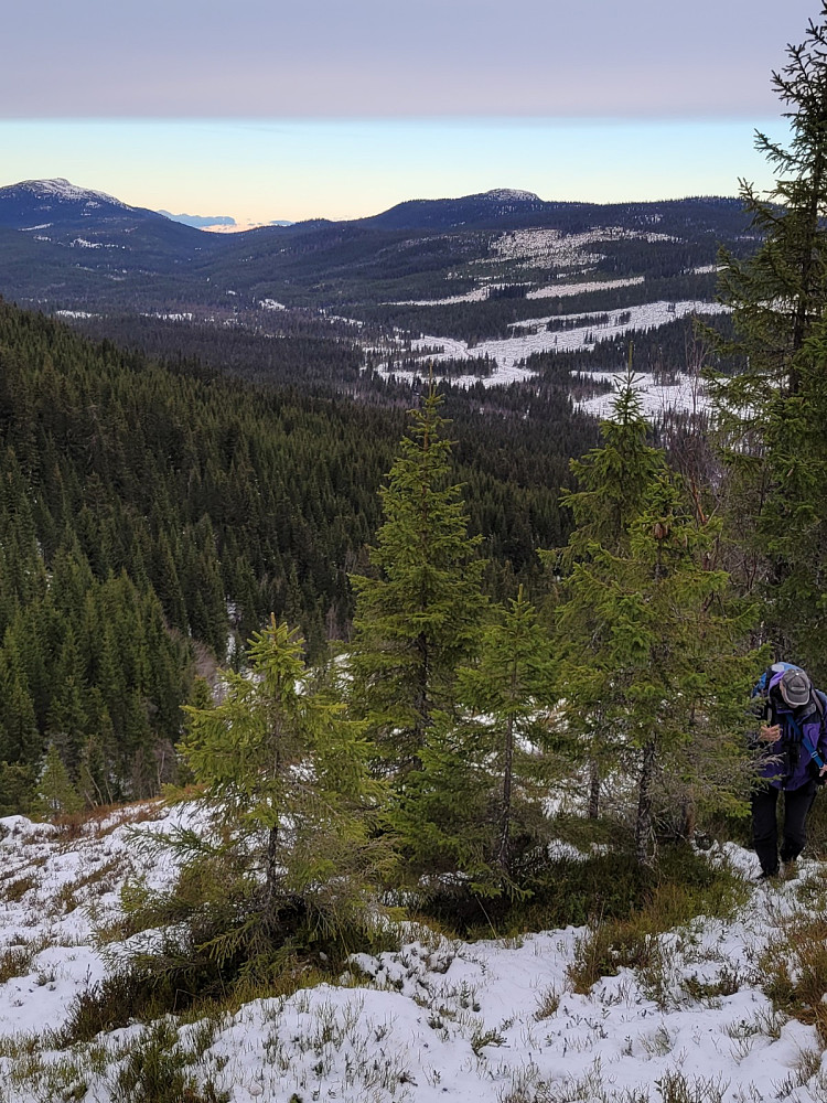 Flott utsikt mot Store og Vesle Byringen
