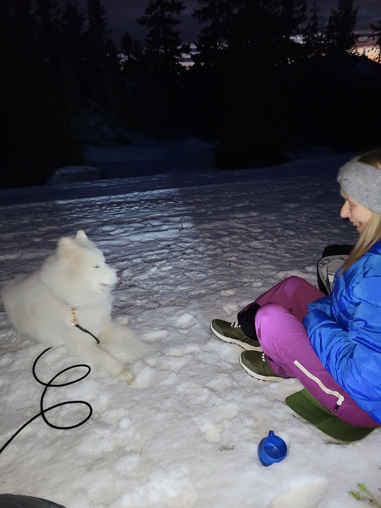Matpause på vei hjem