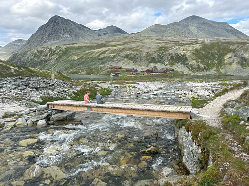 En rast rett før Rondvassbu