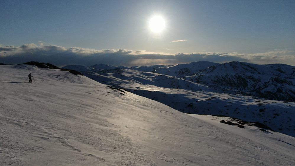 Nedkjøring fra Geitafjellet