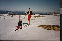 På skitur over Lauvåsen på Blefjell.