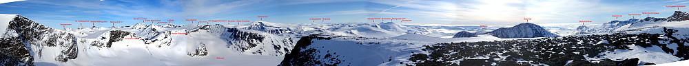Panorama fra Surtningssuoksle.