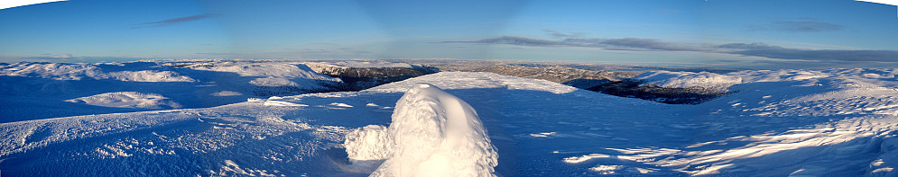 Panorama del 2 fra Ørneflag (vest-nord-øst).