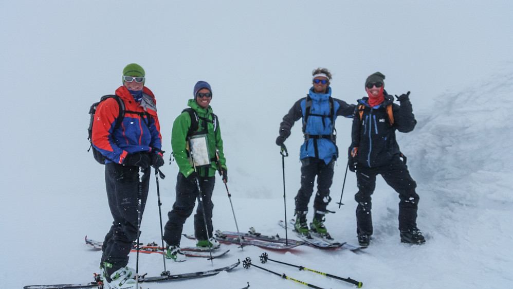 Jubel på Steindalsnosi! :)