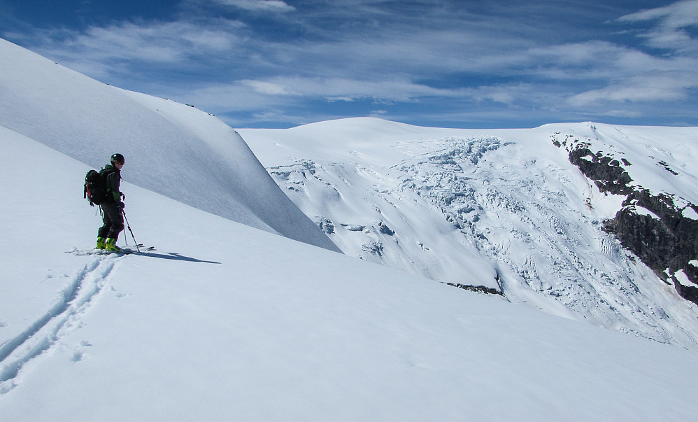 Bergsetbreen er jammen meg et mektig syn! Dessverre rettferdiggjør aldri bilder den mektighet naturen egentlig fremviser.