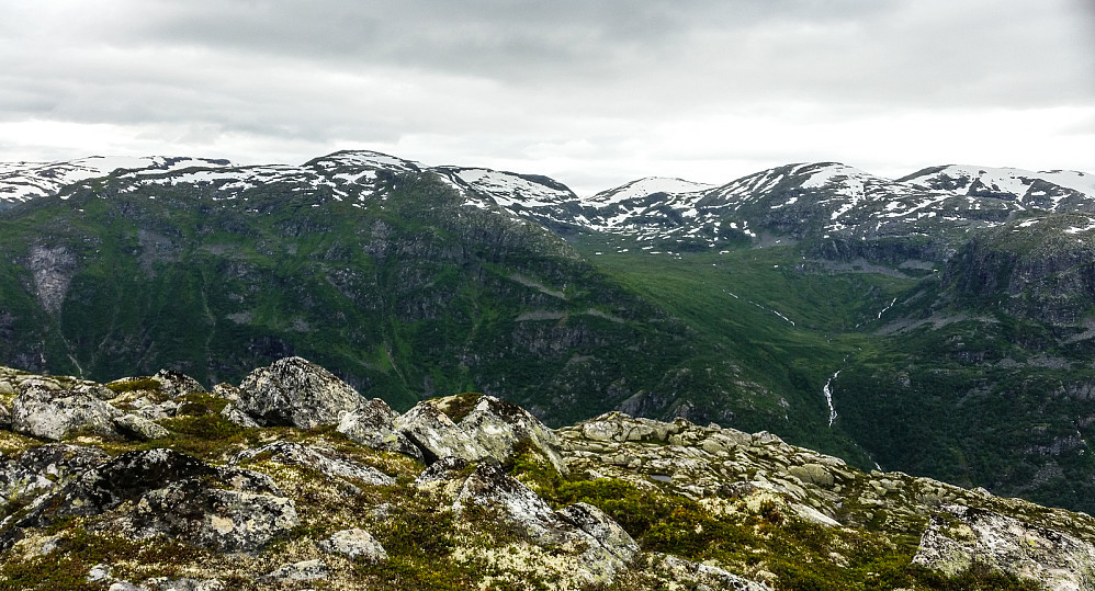 Utsikt vestover.