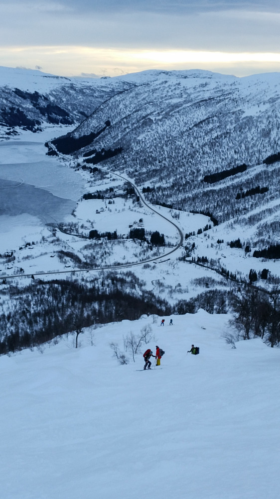 Sørøstryggen med Dalavatnet i kulissene.