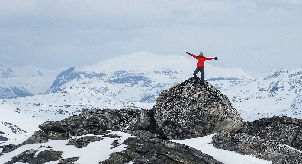 Ble en liten topp i dag likevel!