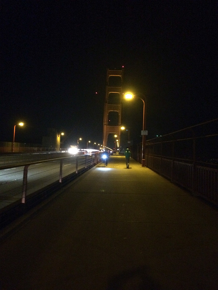 Nattjogg over Golden Gate, check!