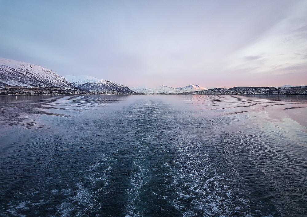 Kveldstimen over Tromsø.